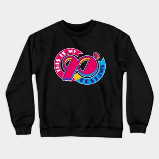 This is My 90s Costume Crewneck Sweatshirt